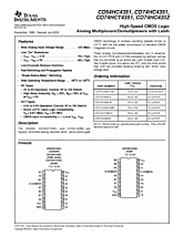 DataSheet CD74HC4351 pdf